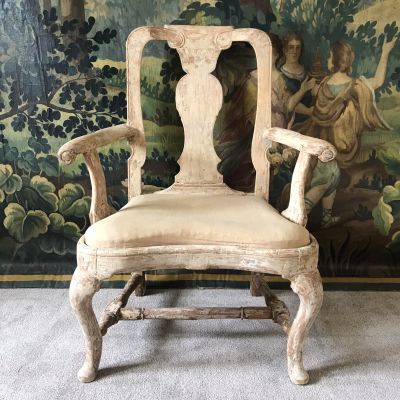 18th Century Swedish Rococo Chair